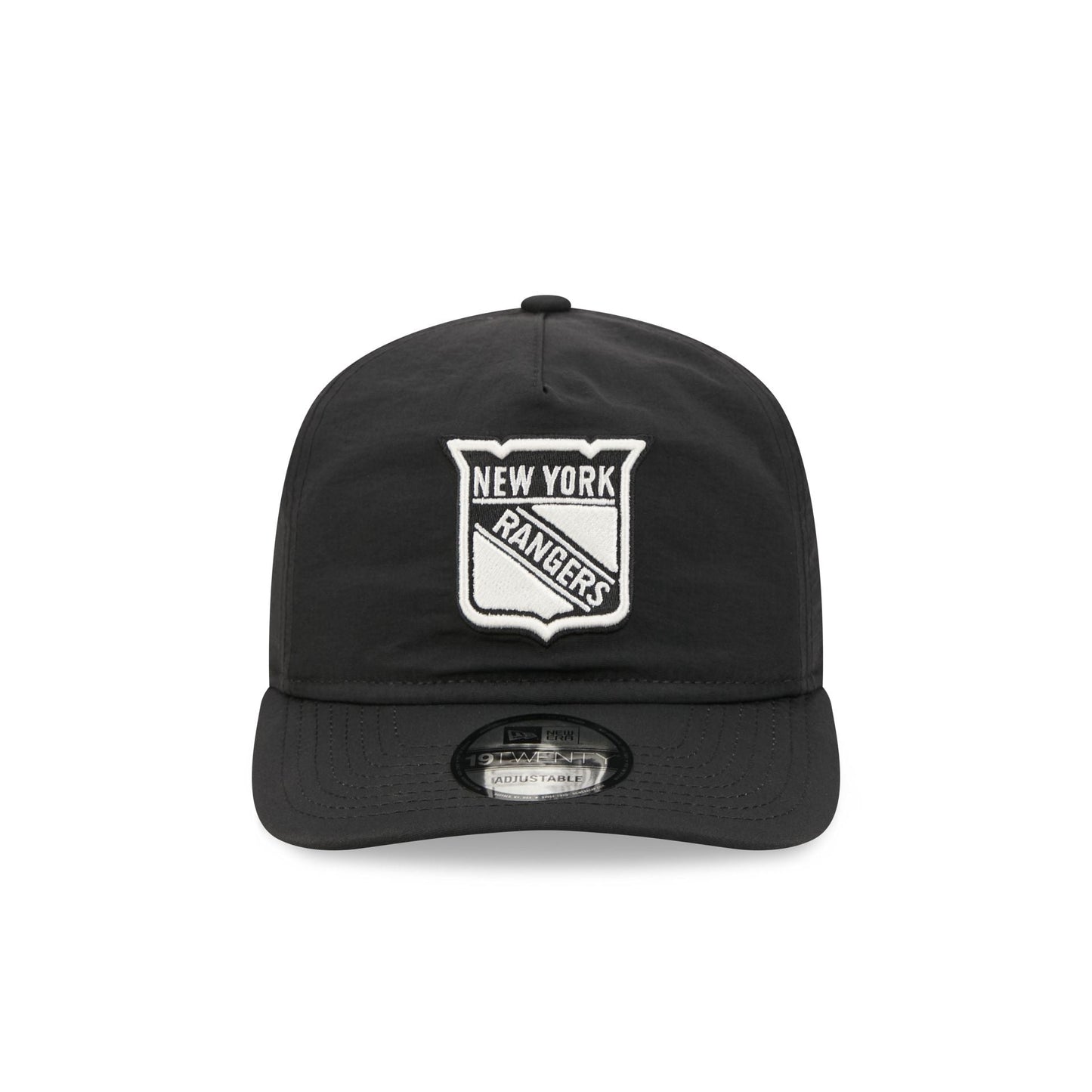 New York Rangers Black Nylon 19TWENTY Adjustable Hat