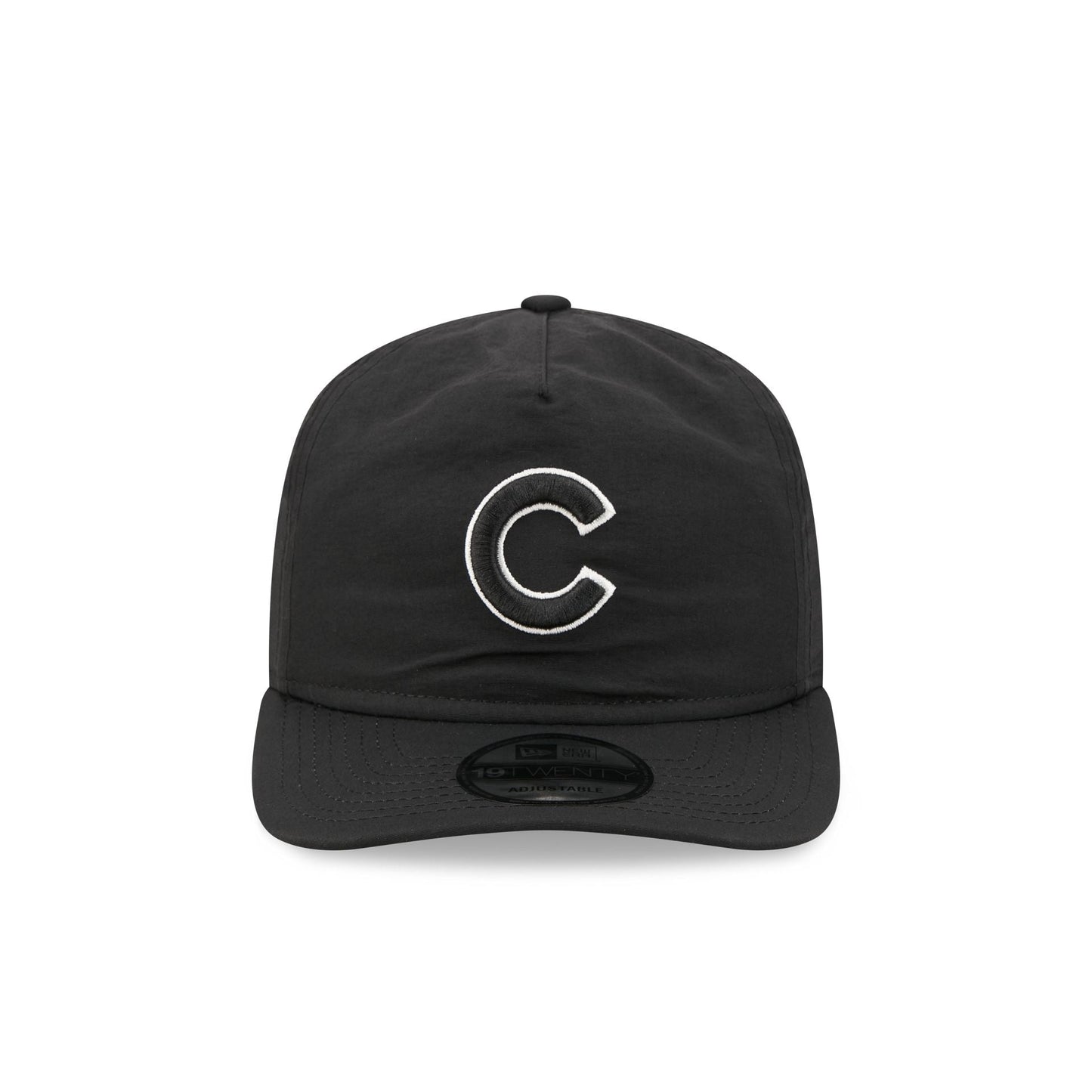 Chicago Cubs Black Nylon 19TWENTY Adjustable Hat