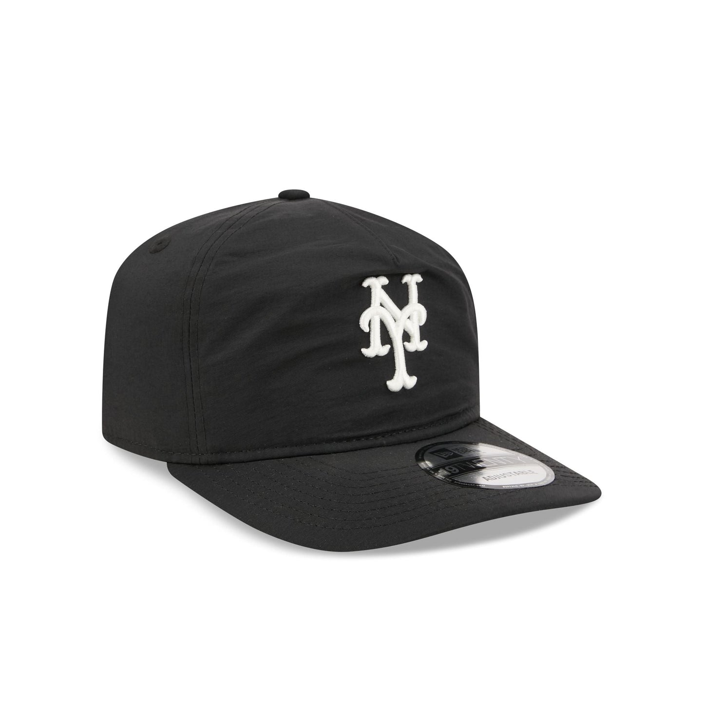 New York Mets Black Nylon 19TWENTY Adjustable Hat