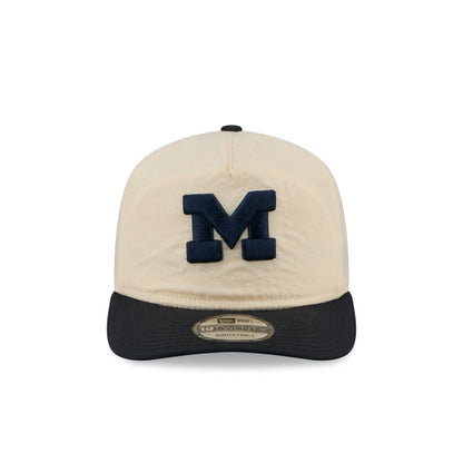 Michigan Wolverines Chrome Nylon 19TWENTY Adjustable Hat