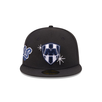 Rayados Wordmark Side 59FIFTY Fitted Hat