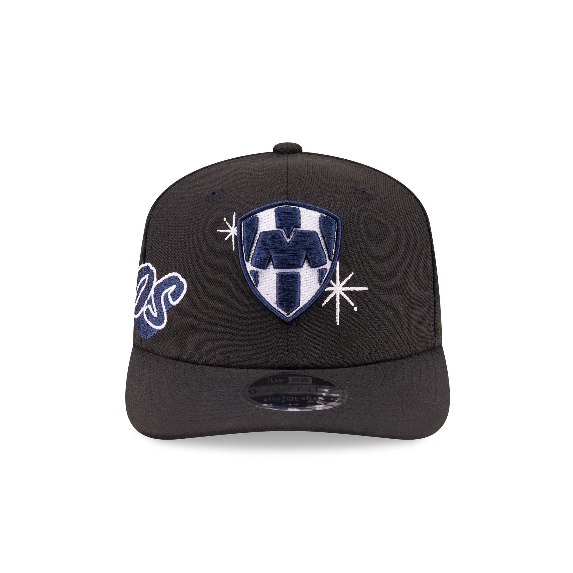 Rayados Wordmark Side 9SEVENTY Stretch-Snap Hat