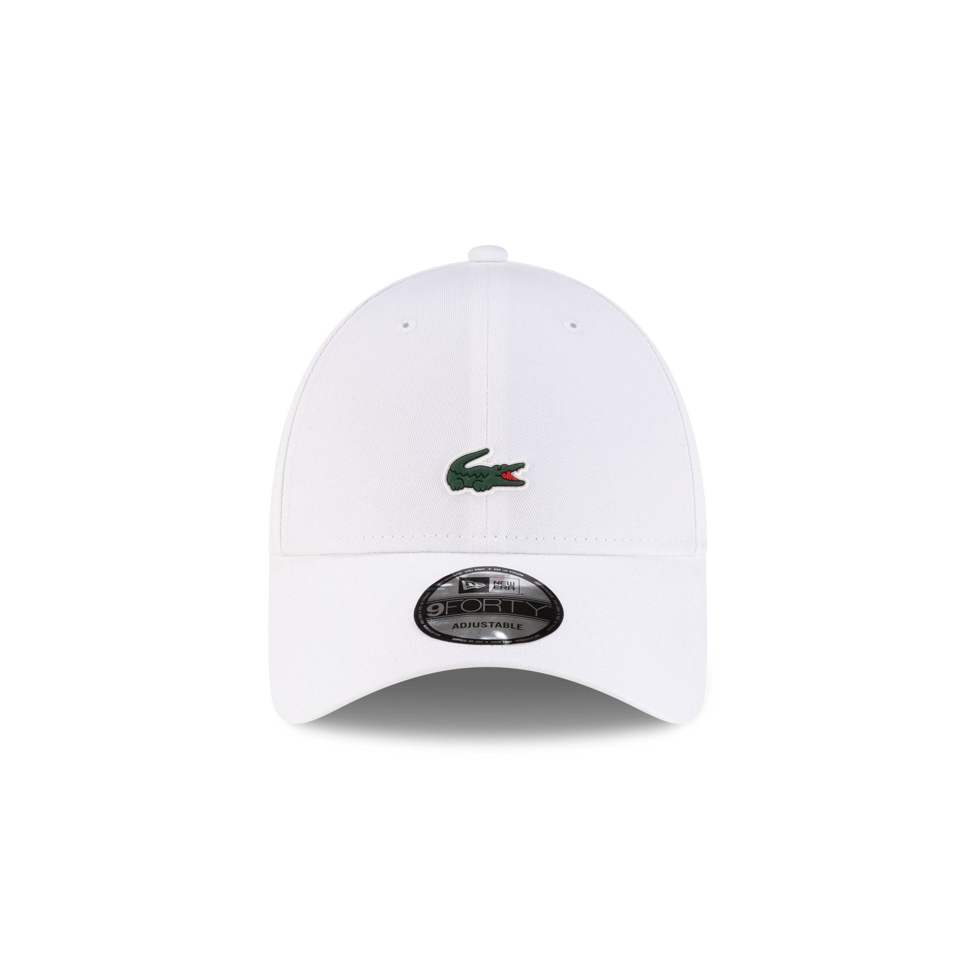 New Era Cap x Lacoste Optic White 9FORTY Adjustable Hat