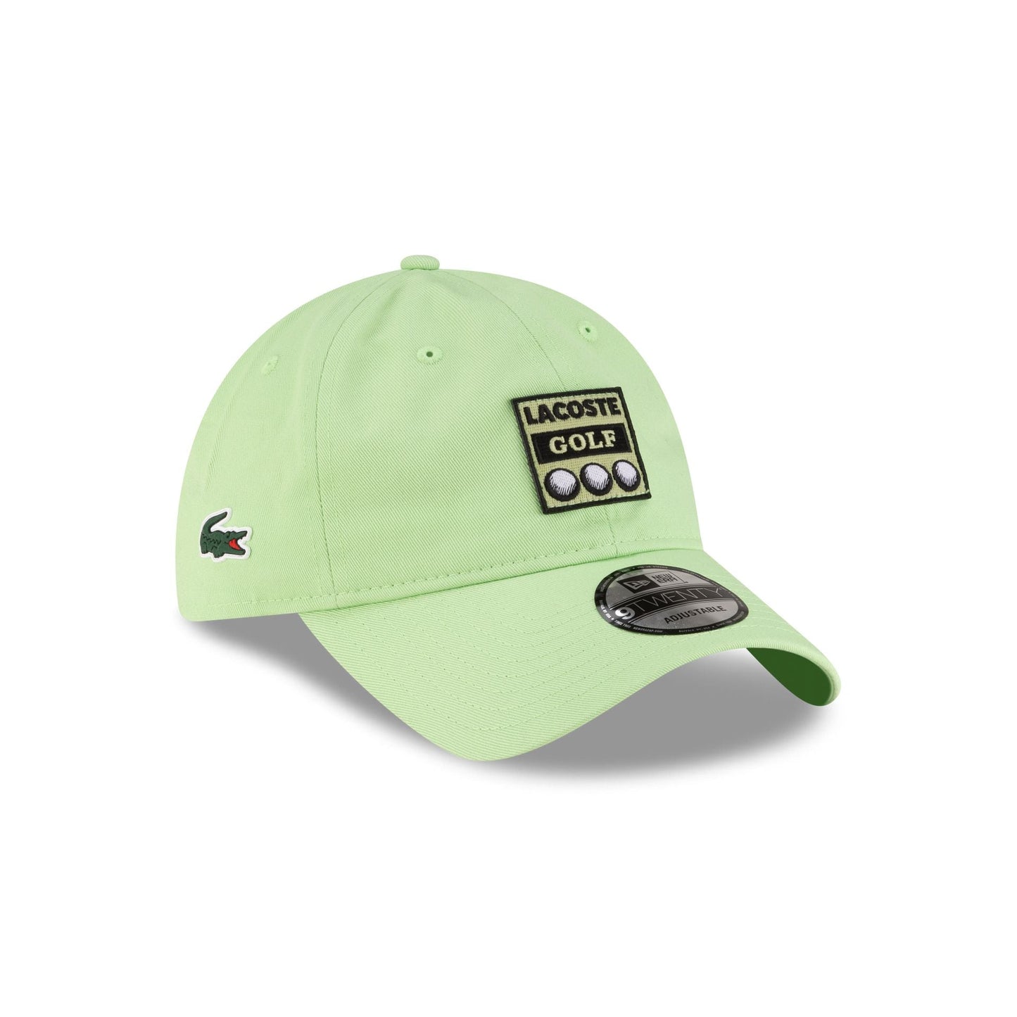 New Era Cap x Lacoste Ball Bright Green 9TWENTY Adjustable Hat