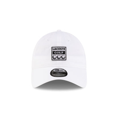 New Era Cap x Lacoste Ball Optic White 9TWENTY Adjustable Hat