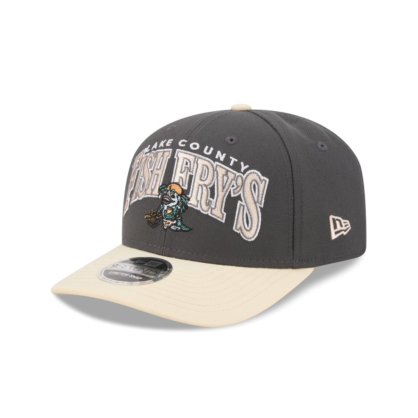 Lake County Captains Theme Night Gray 9SEVENTY Stretch-Snap Hat