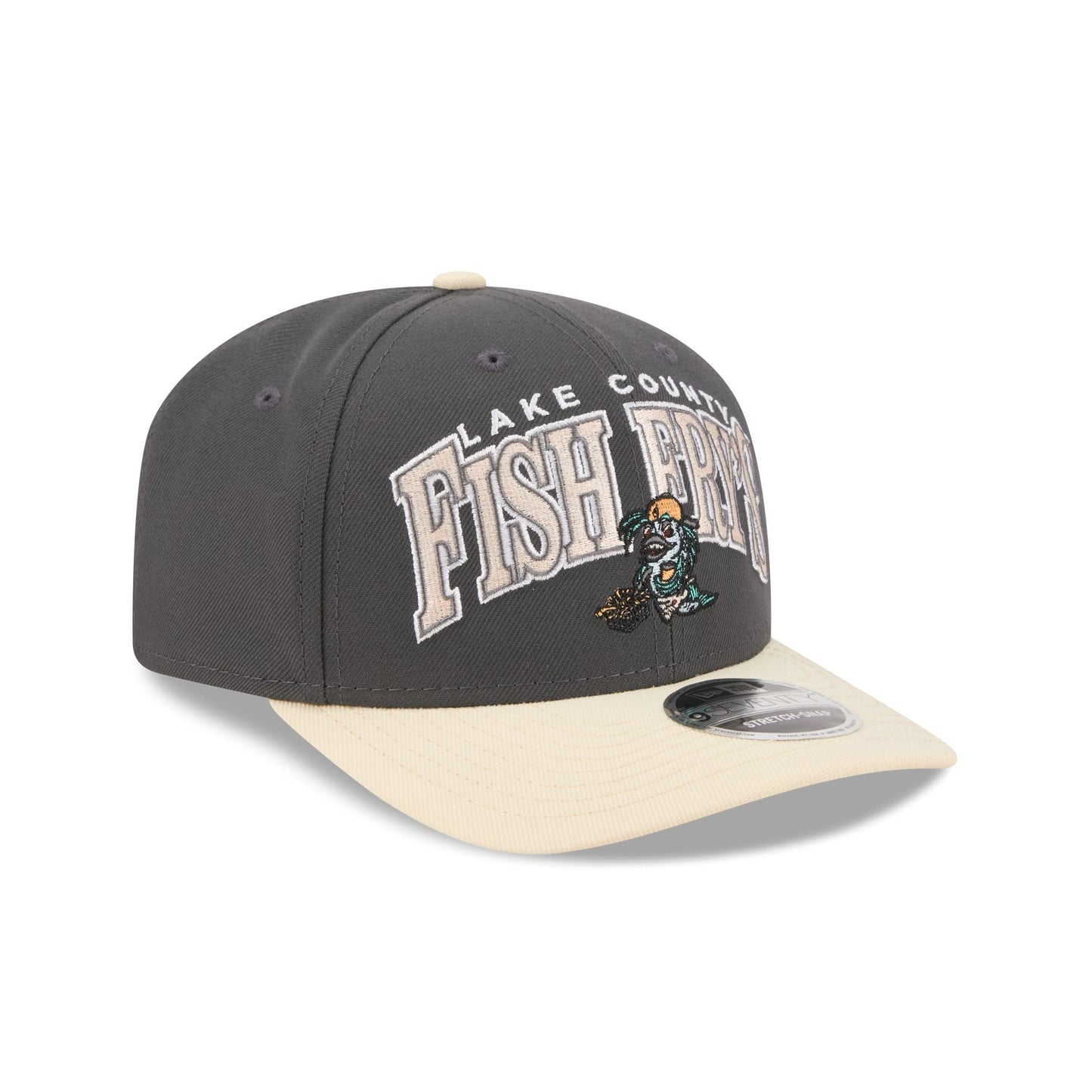 Lake County Captains Theme Night Gray 9SEVENTY Stretch-Snap Hat