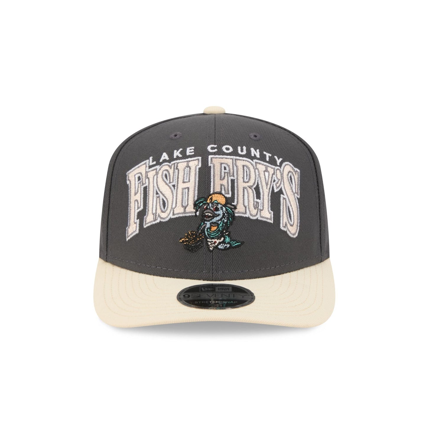 Lake County Captains Theme Night Gray 9SEVENTY Stretch-Snap Hat