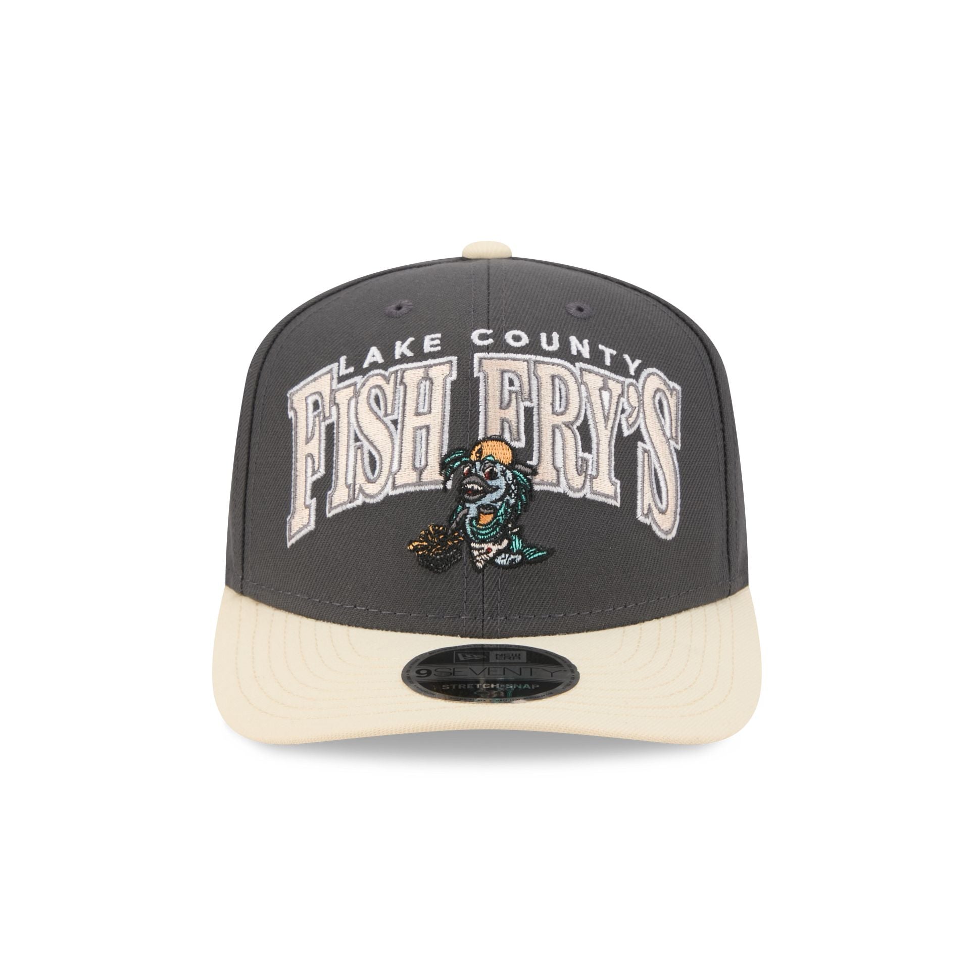 Lake County Captains Theme Night Gray 9SEVENTY Stretch-Snap Hat