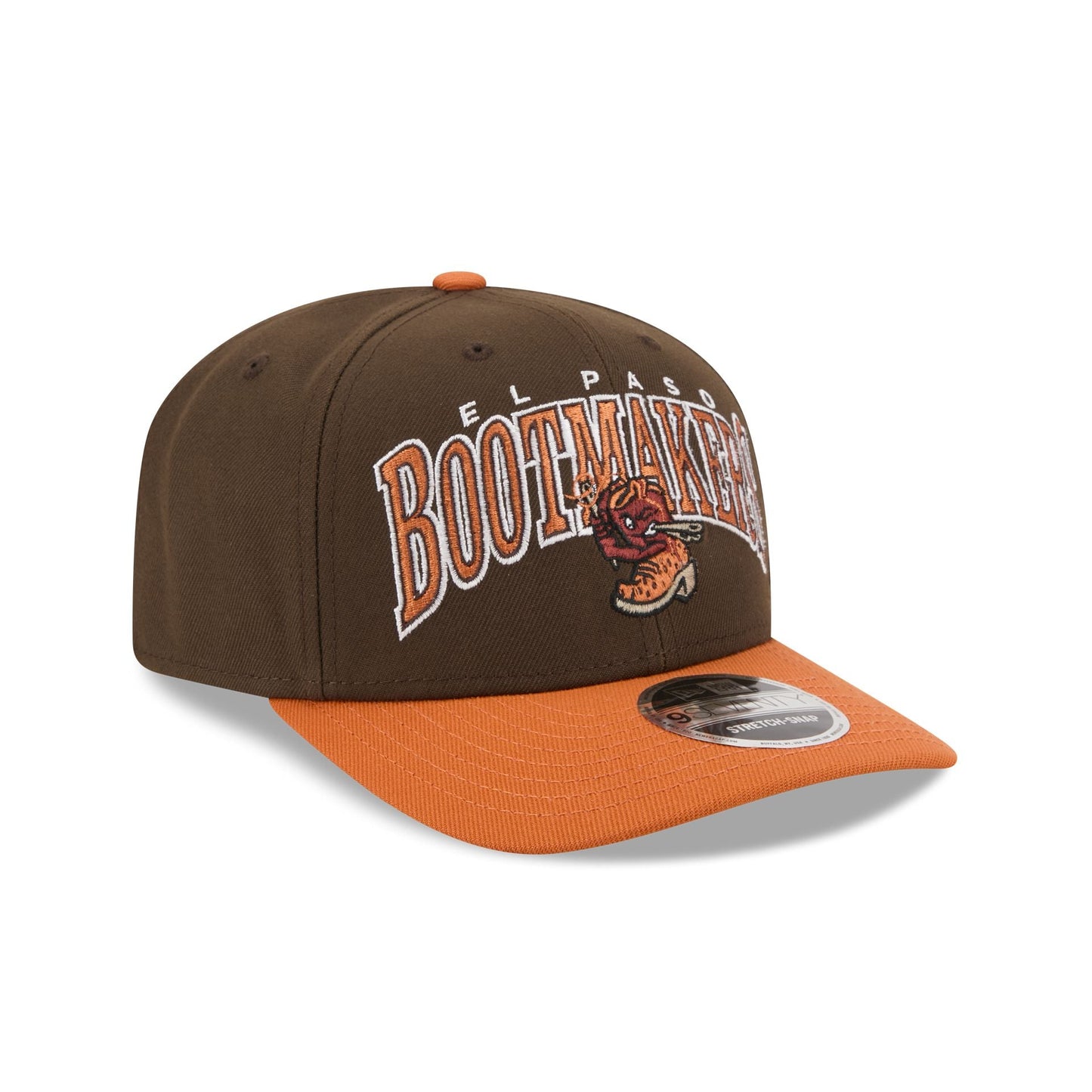 El Paso Chihuahuas Theme Night Brown 9SEVENTY Stretch-Snap Hat