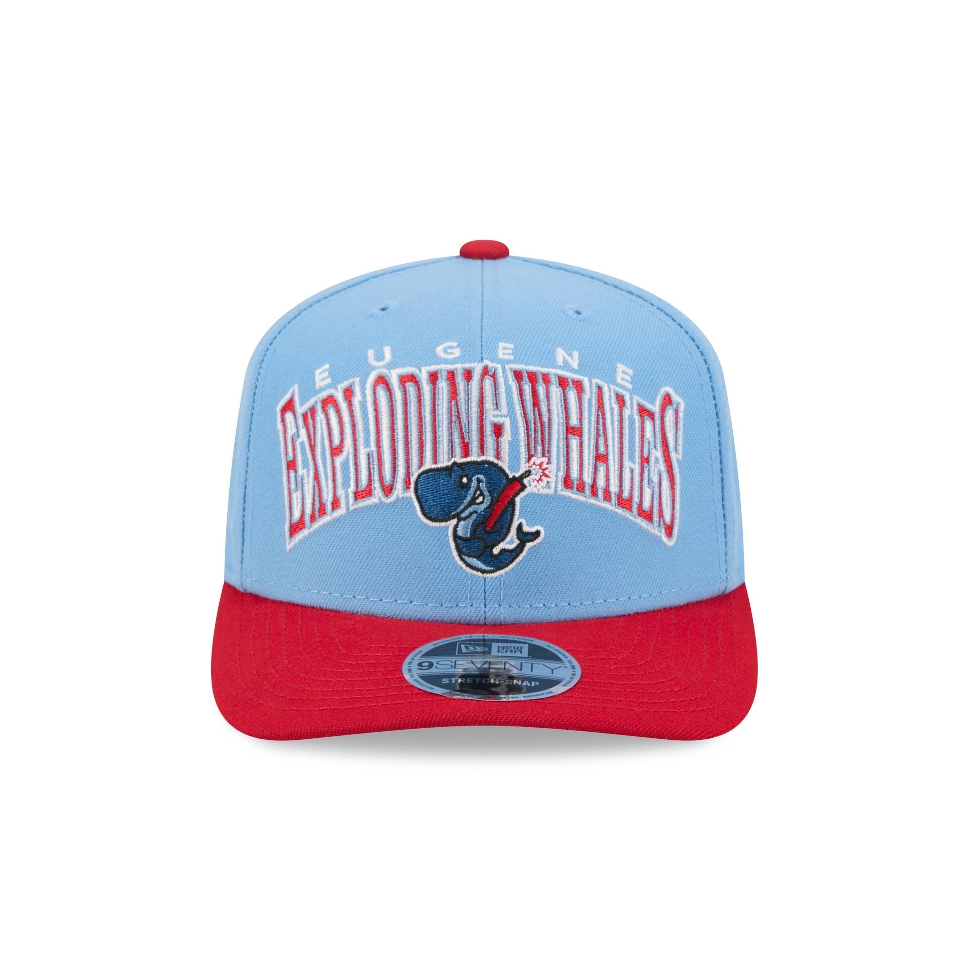 Eugene Emeralds Theme Night Light Blue 9SEVENTY Stretch-Snap Hat
