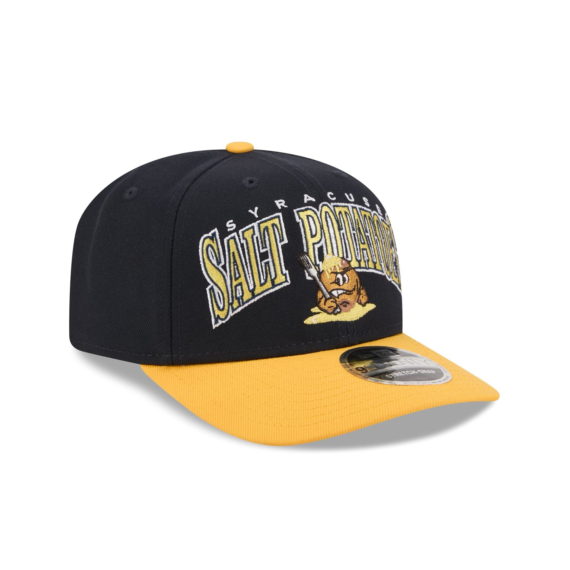 Syracuse Mets Theme Night Navy 9SEVENTY Stretch-Snap Hat