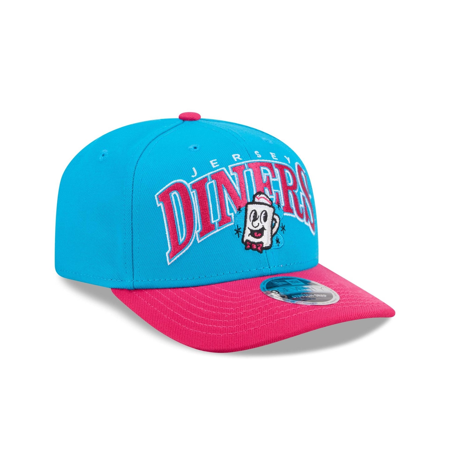 Somerset Patriots Theme Night Wordmark 9SEVENTY Stretch-Snap Hat