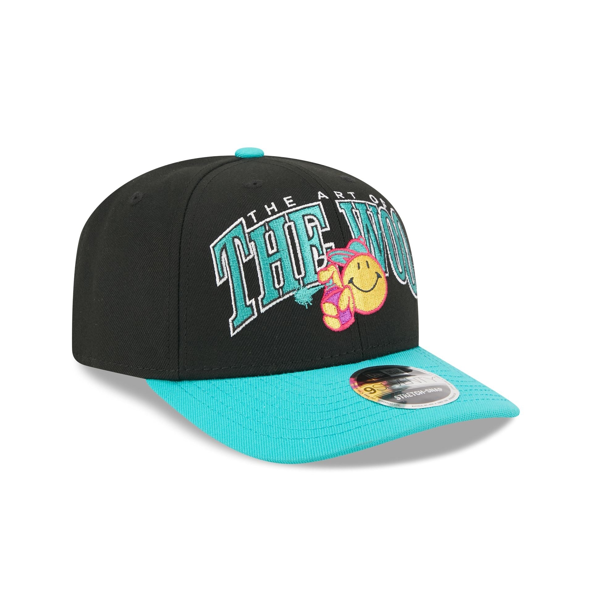 Worcester Red Sox Theme Night Black 9SEVENTY Stretch-Snap Hat