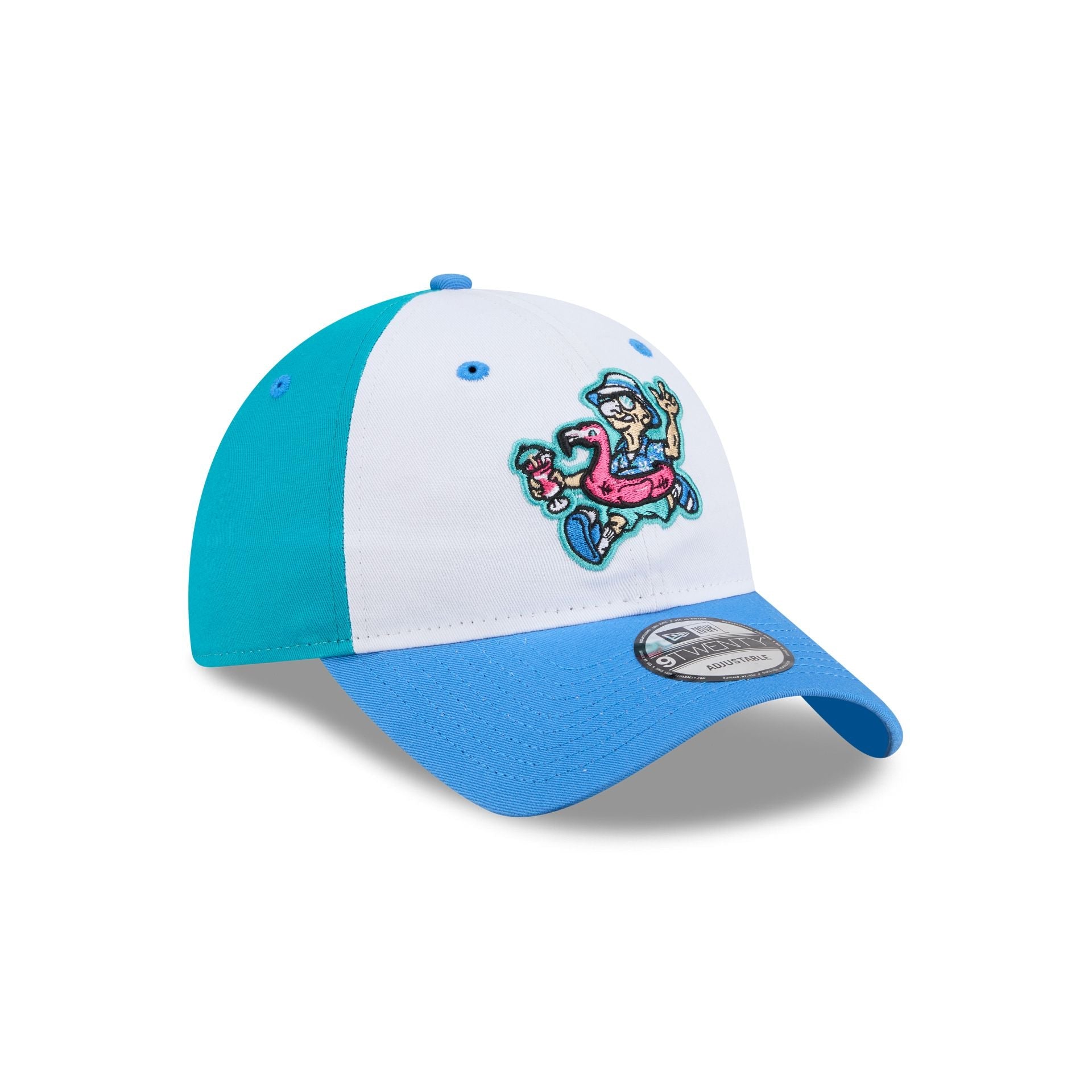 West Michigan Whitecaps Theme Night Teal 9TWENTY Adjustable Hat
