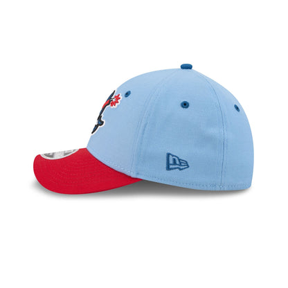 Eugene Emeralds Theme Night Light Blue 39THIRTY M-Crown Stretch Fit Hat