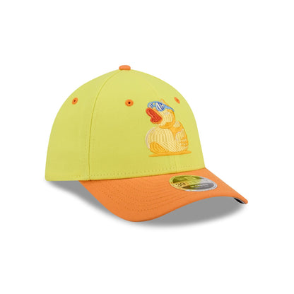 Lehigh Valley IronPigs Theme Night Yellow 39THIRTY M-Crown Stretch Fit Hat