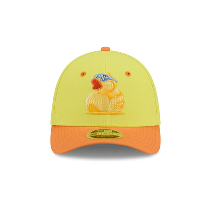 Lehigh Valley IronPigs Theme Night Yellow 39THIRTY M-Crown Stretch Fit Hat