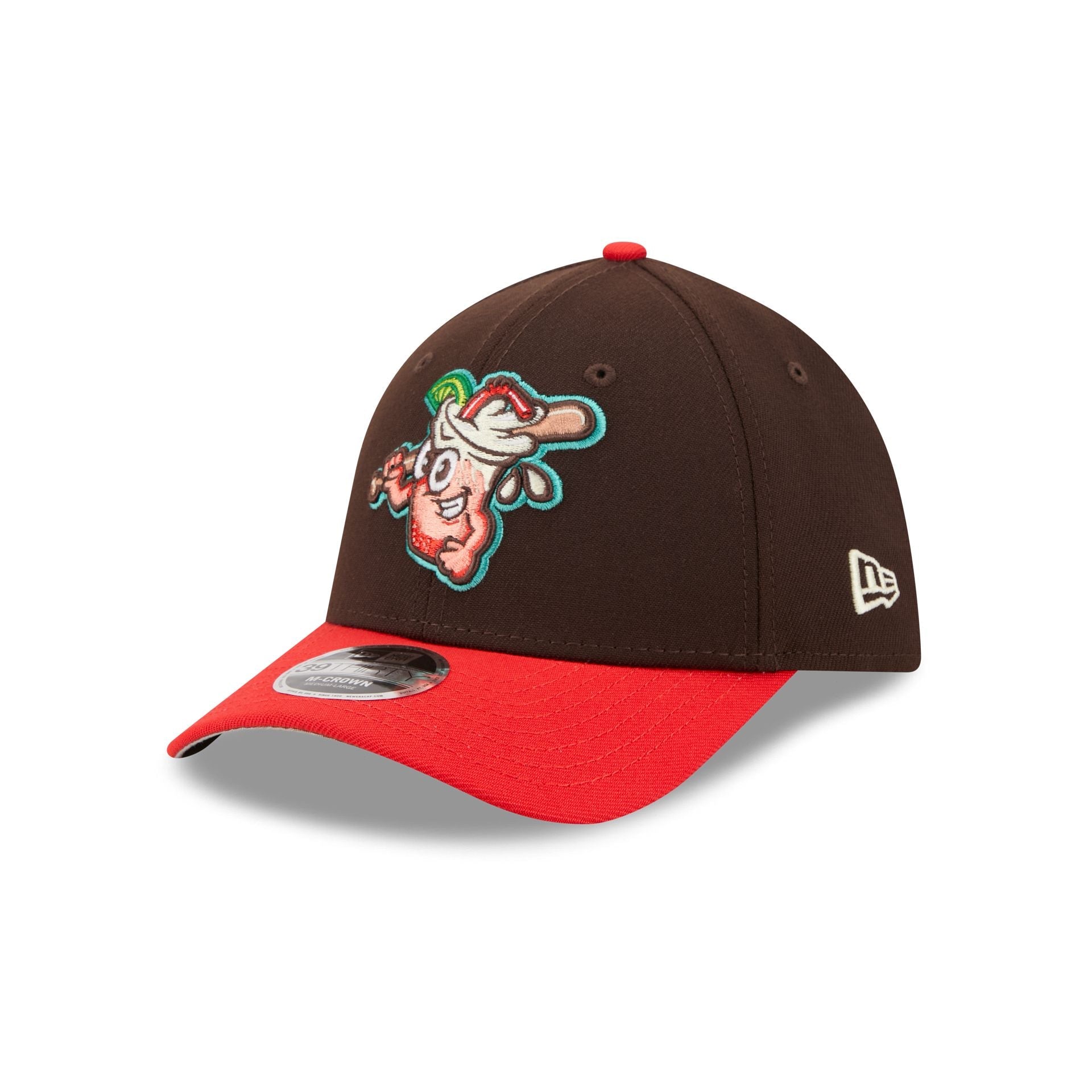 Salt Lake Bees Theme Night Brown 39THIRTY M-Crown Stretch Fit Hat