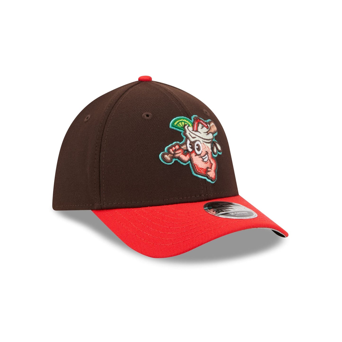 Salt Lake Bees Theme Night Brown 39THIRTY M-Crown Stretch Fit Hat