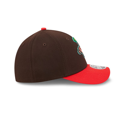 Salt Lake Bees Theme Night Brown 39THIRTY M-Crown Stretch Fit Hat