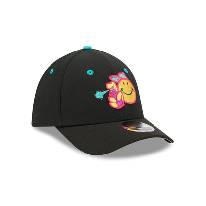 Worcester Red Sox Theme Night Black 39THIRTY M-Crown Stretch Fit Hat