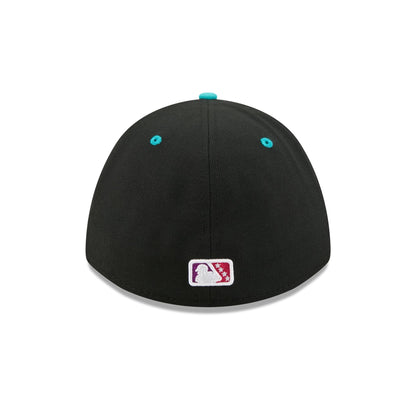 Worcester Red Sox Theme Night Black 39THIRTY M-Crown Stretch Fit Hat