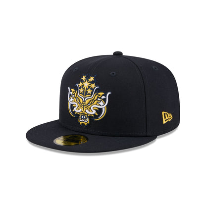 Durham Bulls Theme Night Navy 59FIFTY Fitted Hat