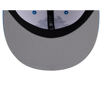 Durham Bulls Theme Night White 59FIFTY Fitted Hat