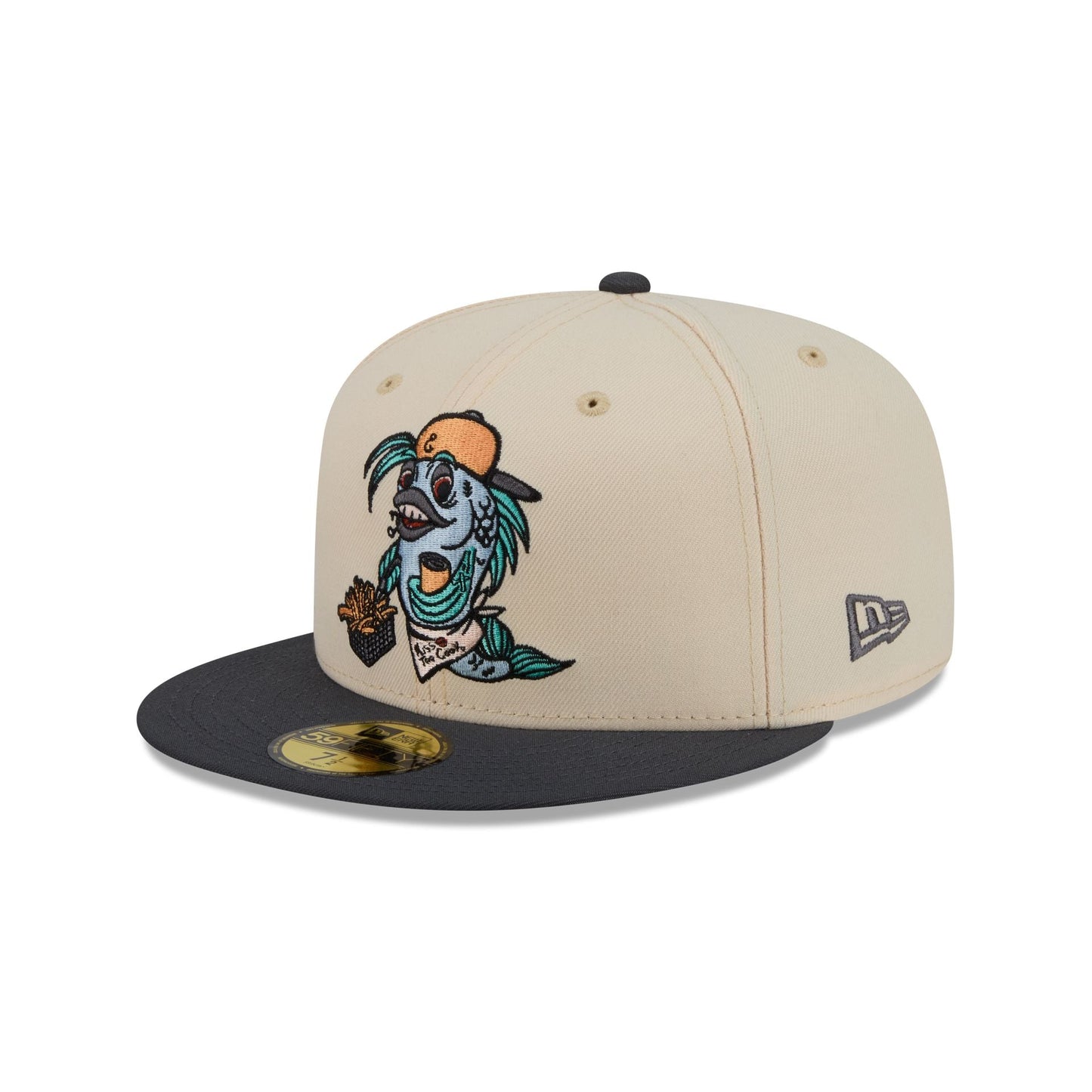 Lake County Captains Theme Night Stone 59FIFTY Fitted Hat