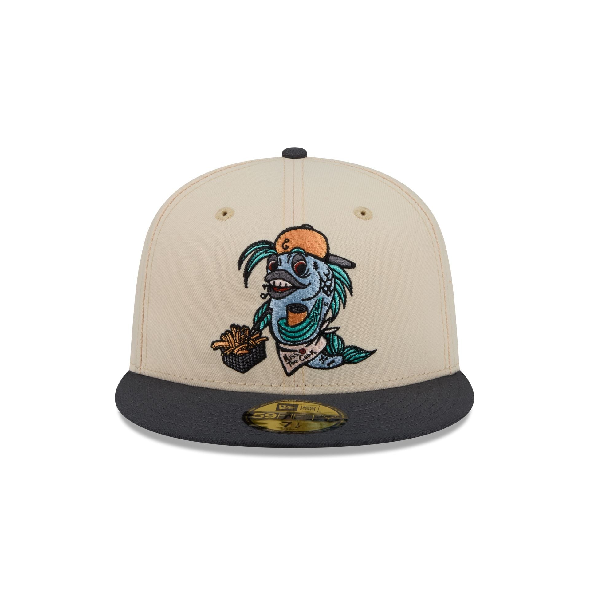 Lake County Captains Theme Night Stone 59FIFTY Fitted Hat