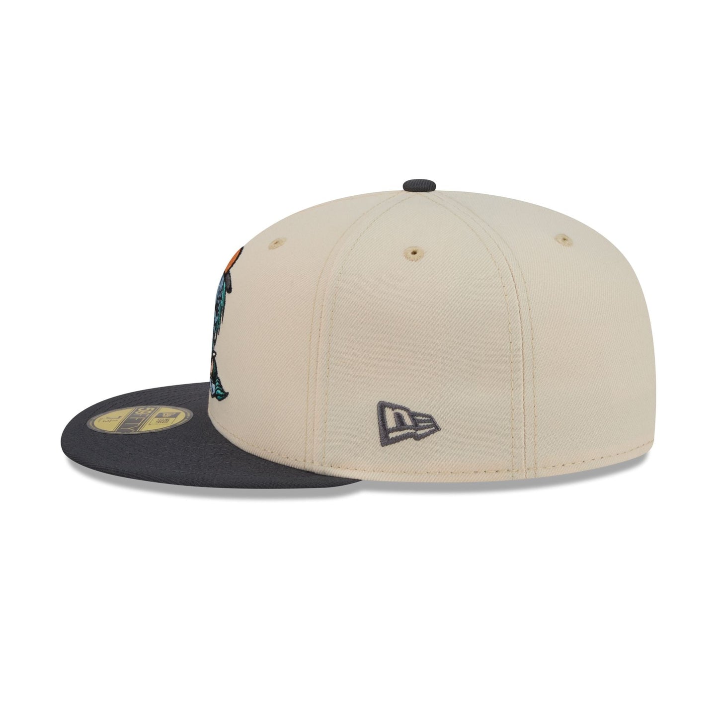 Lake County Captains Theme Night Stone 59FIFTY Fitted Hat