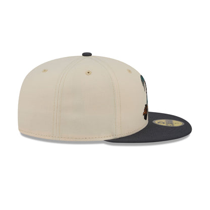 Lake County Captains Theme Night Stone 59FIFTY Fitted Hat
