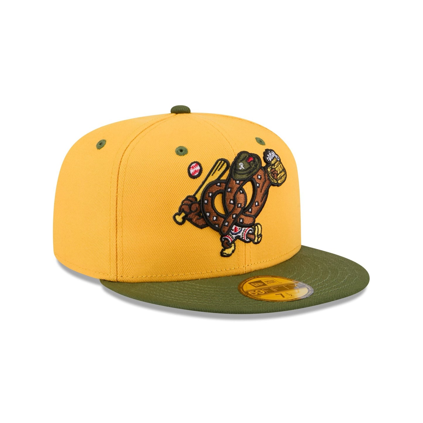 Reading Fightin Phils Theme Night Yellow 59FIFTY Fitted Hat