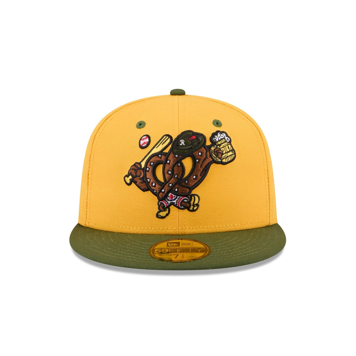Reading Fightin Phils Theme Night Yellow 59FIFTY Fitted Hat