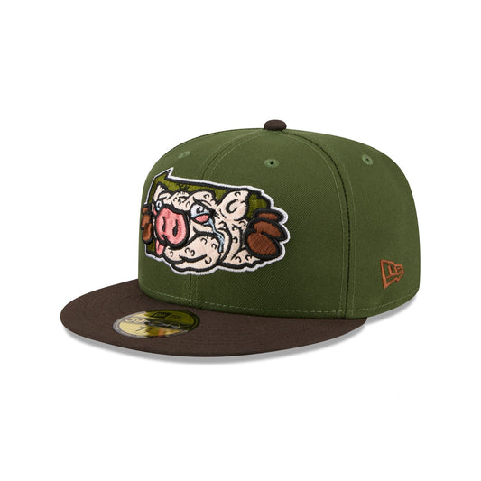 Lehigh Valley IronPigs Theme Night Green 59FIFTY Fitted Hat