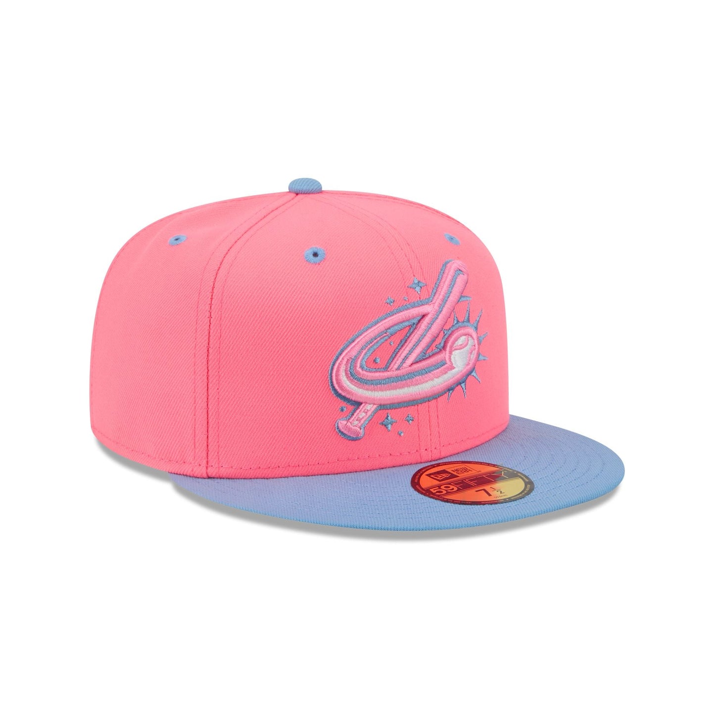 Oklahoma City Comets Theme Night Pink 59FIFTY Fitted Hat