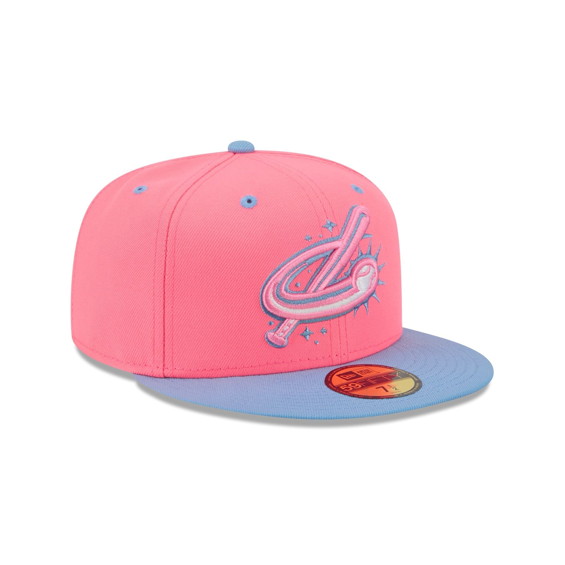 Oklahoma City Comets Theme Night Pink 59FIFTY Fitted Hat