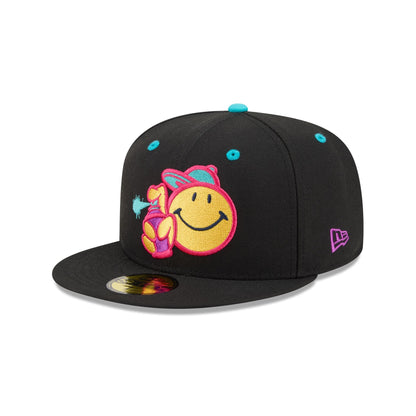 Worcester Red Sox Theme Night Black 59FIFTY Fitted Hat