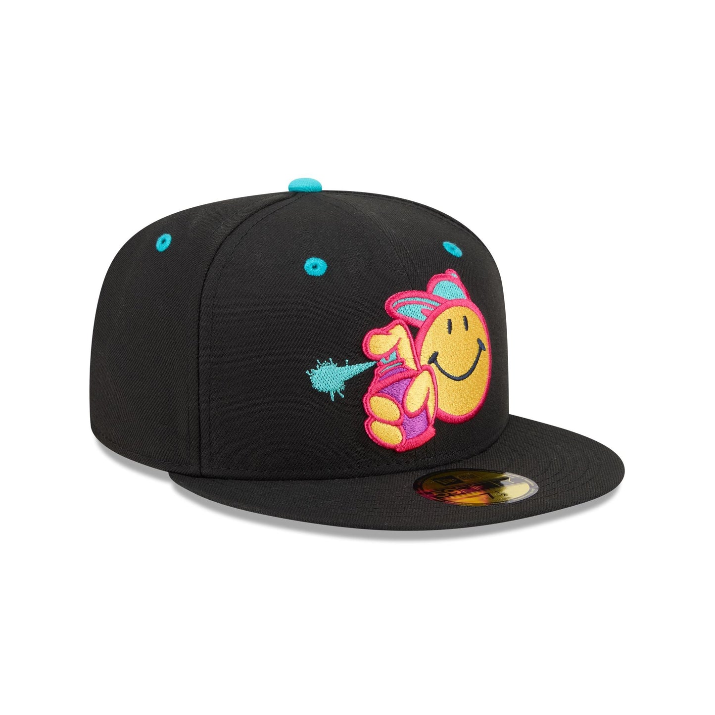 Worcester Red Sox Theme Night Black 59FIFTY Fitted Hat