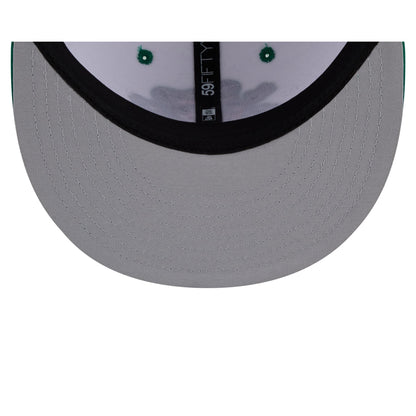Tulsa Drillers Theme Night White 59FIFTY Fitted Hat