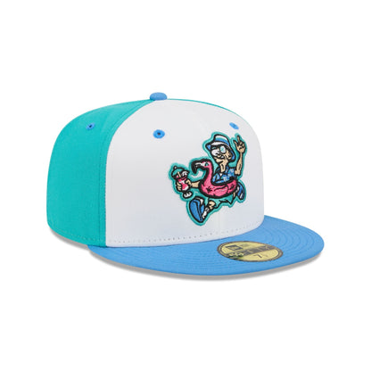 West Michigan Whitecaps Theme Night Teal 59FIFTY Fitted Hat