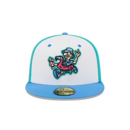 West Michigan Whitecaps Theme Night Teal 59FIFTY Fitted Hat