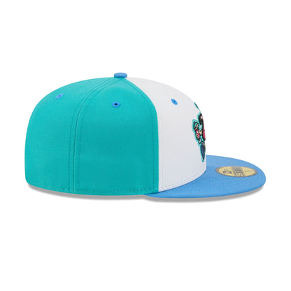 West Michigan Whitecaps Theme Night Teal 59FIFTY Fitted Hat