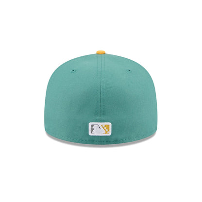 Worcester Red Sox Theme Night Light Green 59FIFTY Fitted Hat