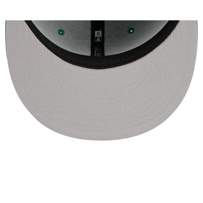 Worcester Red Sox Theme Night Light Green 59FIFTY Fitted Hat