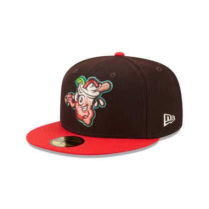 Salt Lake Bees Theme Night Brown 59FIFTY Fitted Hat