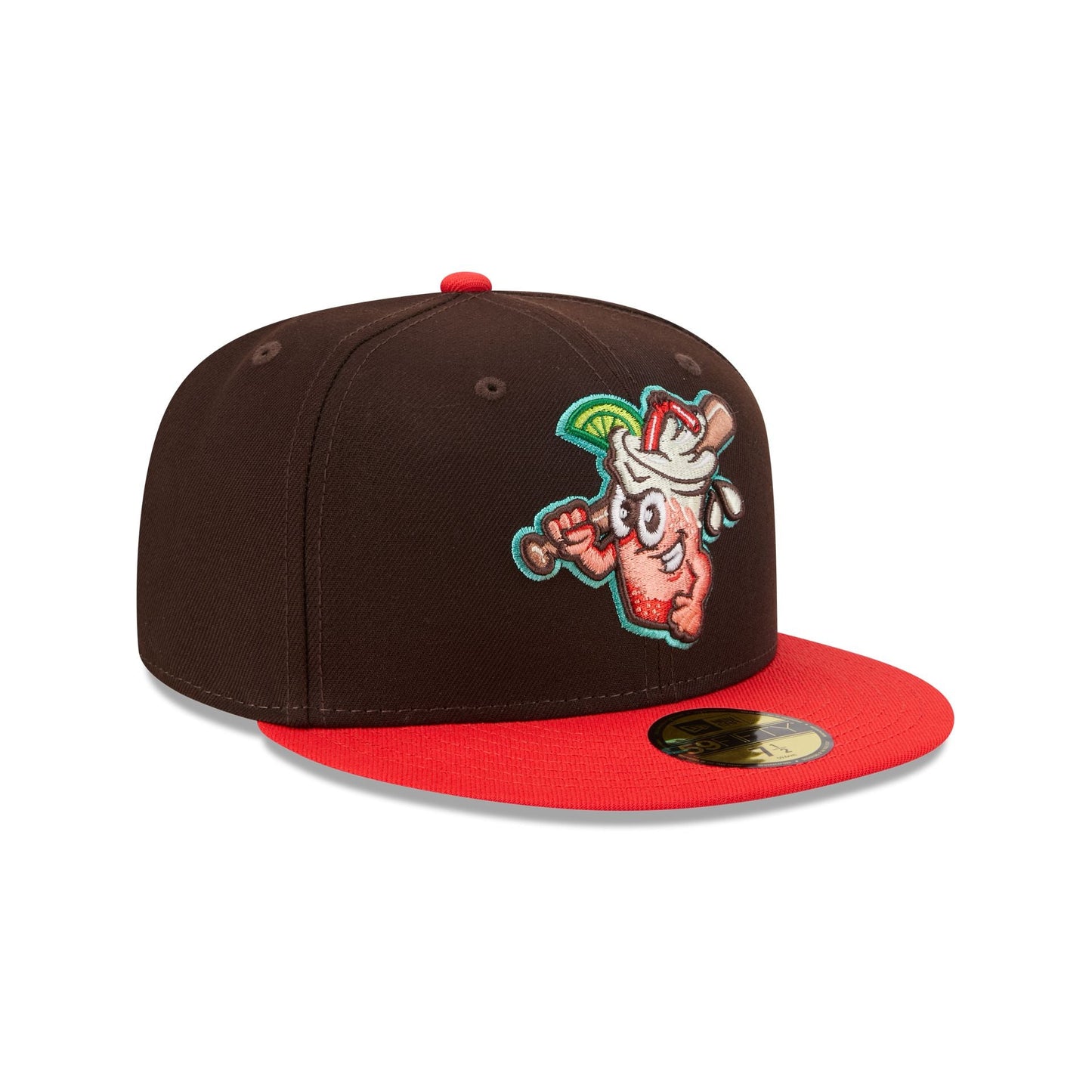 Salt Lake Bees Theme Night Brown 59FIFTY Fitted Hat