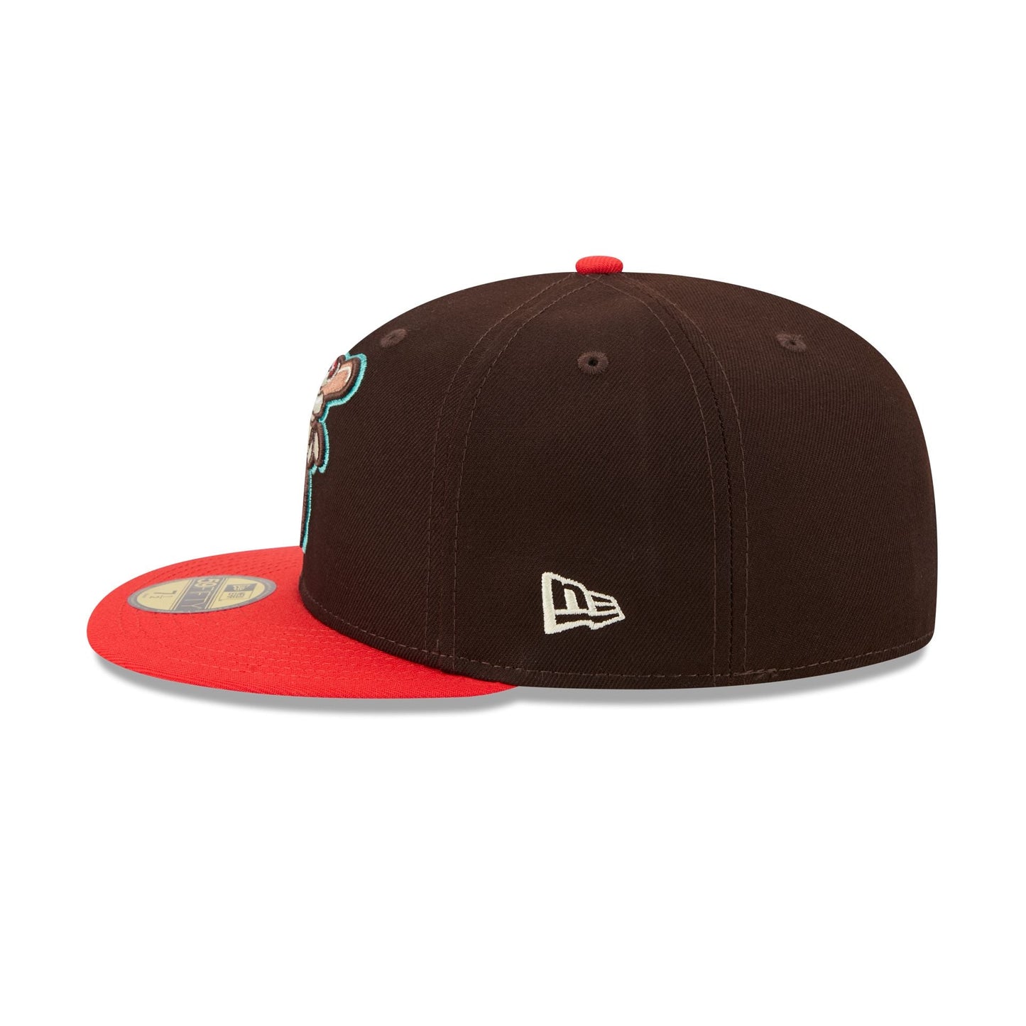 Salt Lake Bees Theme Night Brown 59FIFTY Fitted Hat