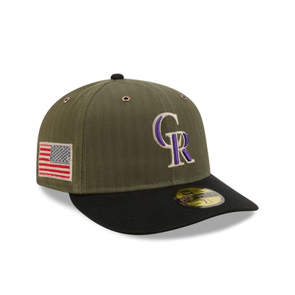 Colorado Rockies Three Looms American Herringbone 59FIFTY Fitted Hat